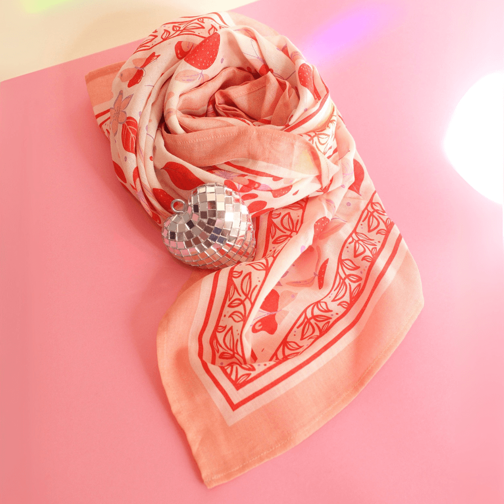 Foulard en coton bio