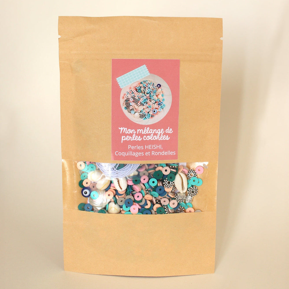 Kit créatif : Mon mélange de perles colorées