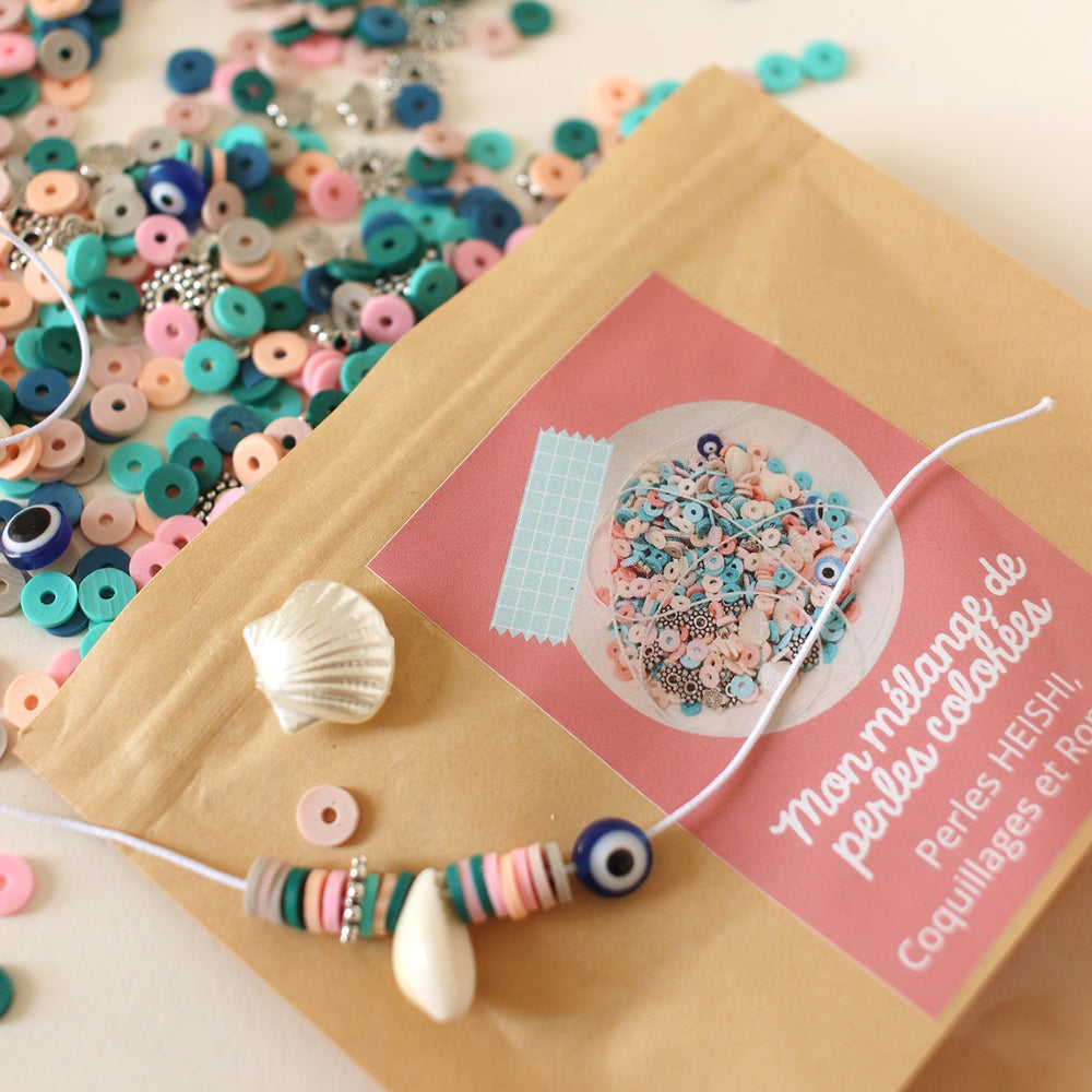 Kit créatif : Mon mélange de perles colorées