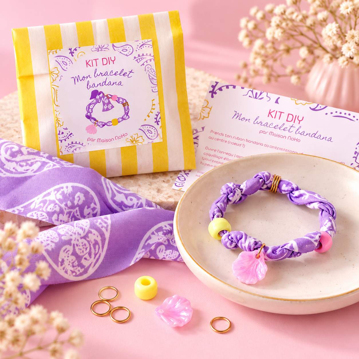 Kit Créatif "Bijou Bandana"